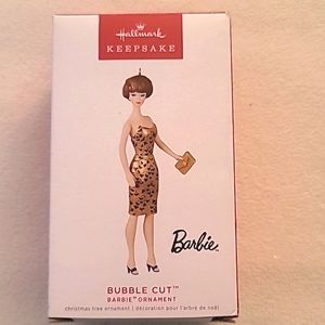 Barbie Hallmark Keepsake Ornament 2022 Bubble Cut nib